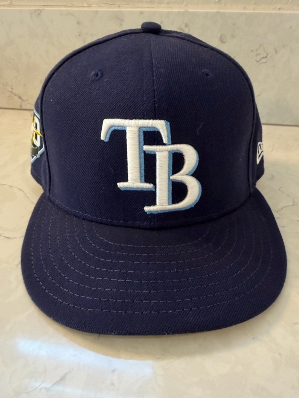 New Era Tampa Bay Rays 59Fifty
Hat 7 1/8 20th
Anniversary Patch